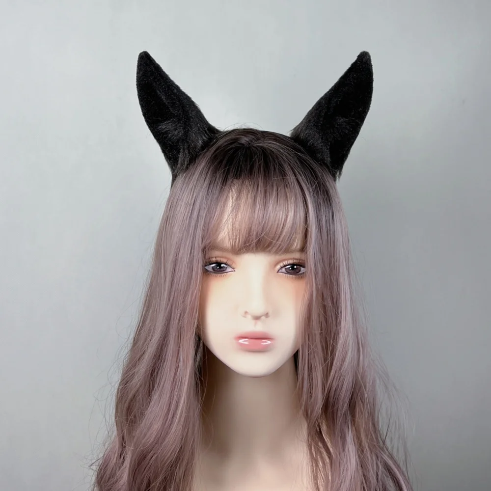 

Pretty Derby Flowing Blue Cosplay Beast Ears For Anime Game Halloween Costume Accessories Hand Made Work