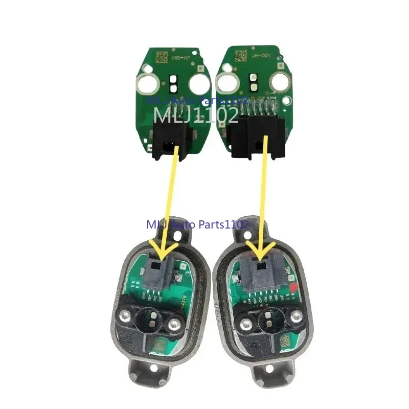 63117428425 White Angel Eyes Daytime Running Light Module Chip LED For 2017 BMW 1 Series F20 F21 LED 114d 116d 116i 118d