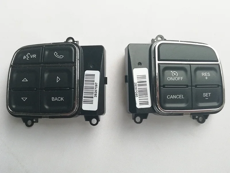 

For Dodge Fiat for Jeep Cherokee Renegade Freemont Fiat Steering Wheel Cruise Control Switch Button Bluetooth Switch