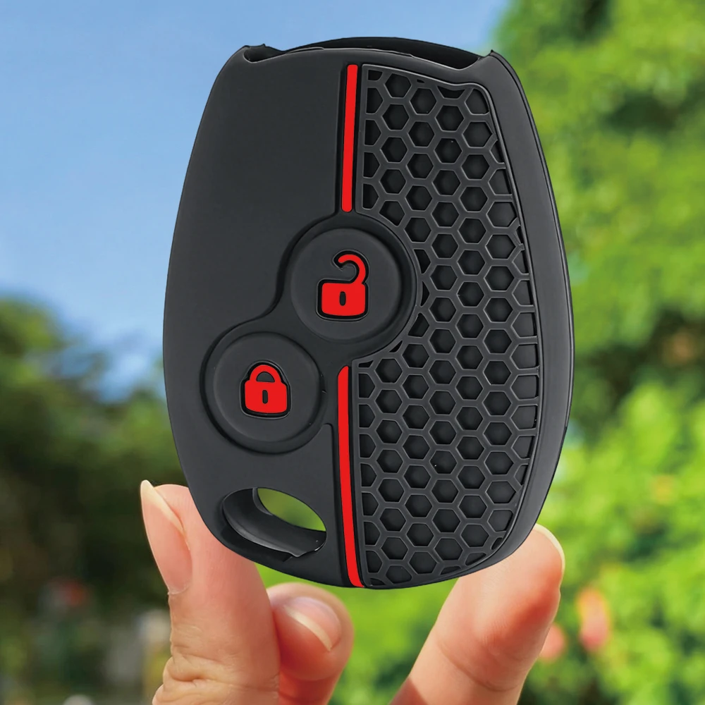 silicone car key case for renault trafic clio Duster Logan dacia sandero for Nissan terrano Almera