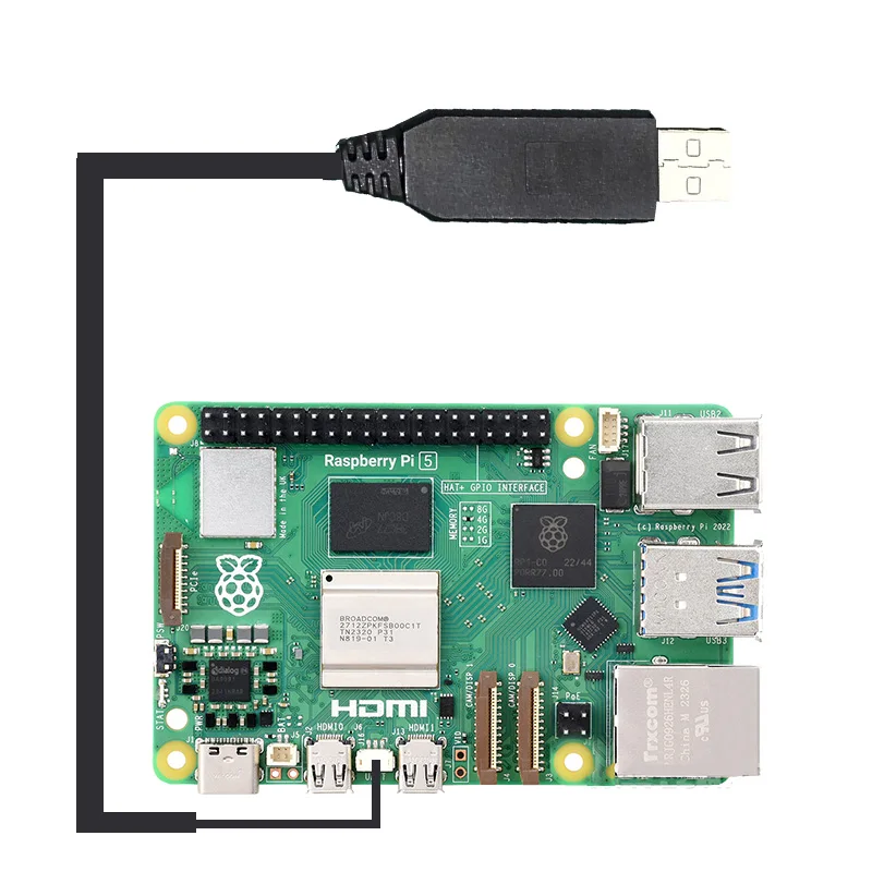 USB to Serial UART TTL Cable Terminal for Raspberry Pi 5