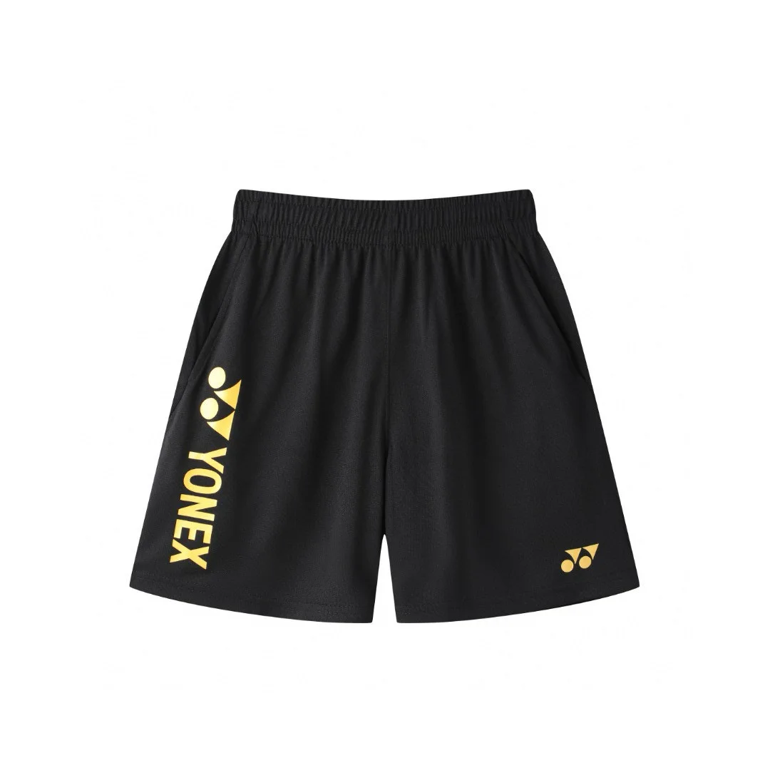YONEX بدلة كرة الريشة للرجال شورت سفلي يسمح بالتهوية سريع الجفاف شورت رياضي غير رسمي للجري والصالة الرياضية والركض شورت رياضي خارجي