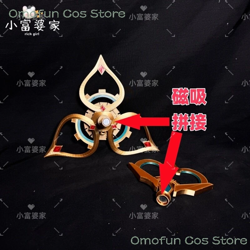 Genshin Impact Sandrone Wind-up Rotating Marionette Prop – Manual/Motor Drive Decor Accessory for Halloween Party - view 4