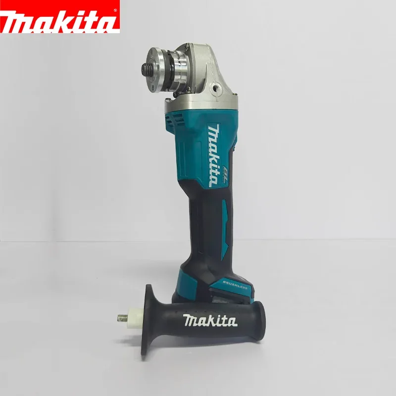 Makita DGA404 18V LXT Rebarbadora sem escova, capacidade de 100 mm/125 mm, engrenagem de 4 velocidades para corte e polimento, rebarbadora de metal