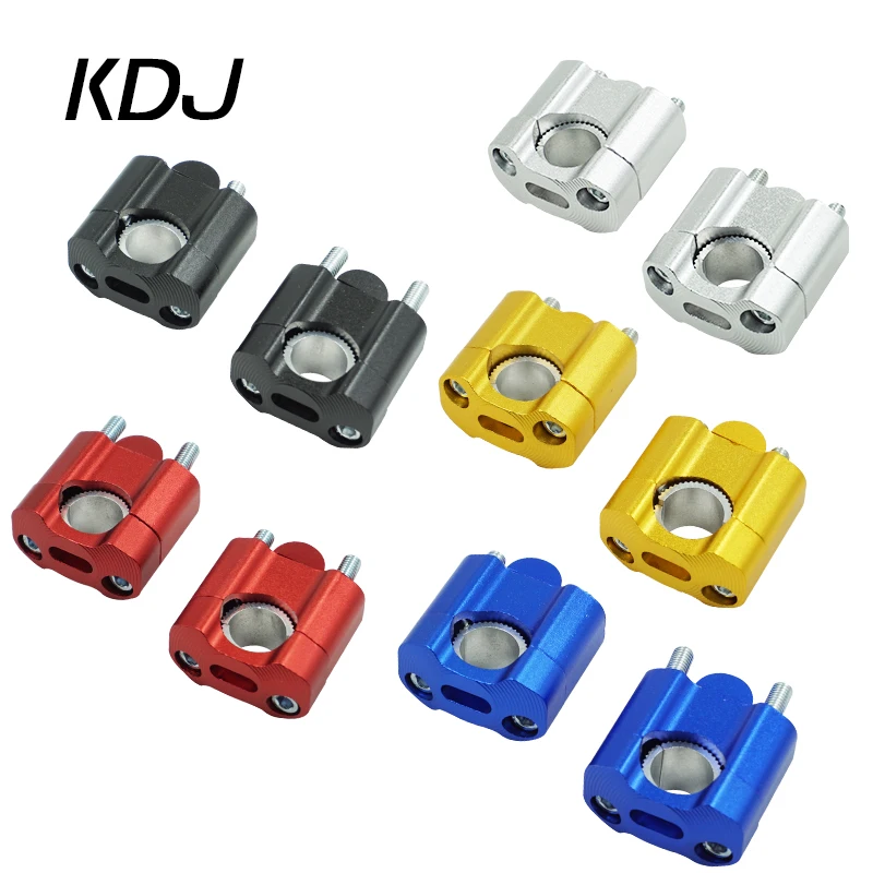 

Motorcycle 22mm 28mm CNC Aluminum Off Motorcycle Bar Clamps Handlebar riser Adapter for 7/8" 1-1/8 Pit Dirt motorbike