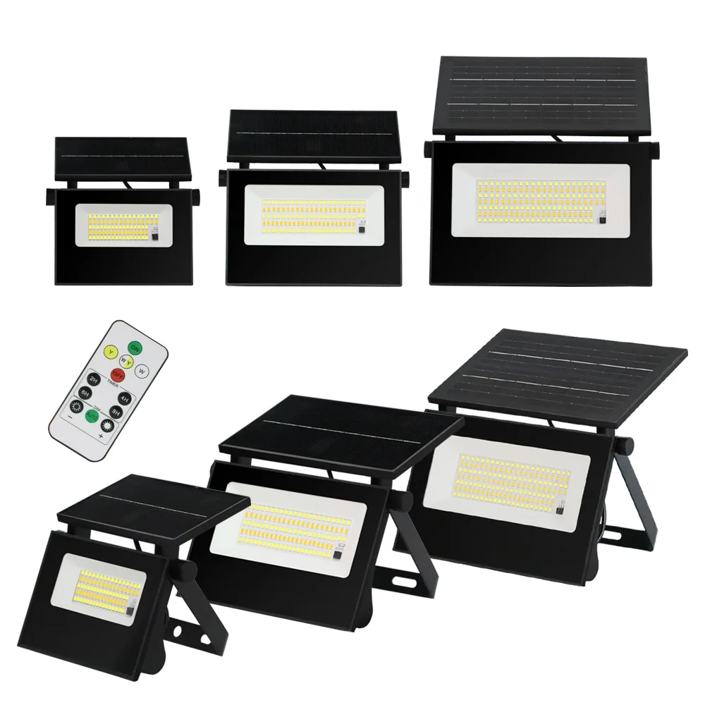 Foldable Portable Outdoor Waterproof Ip65 Energy Saving Environment Friendly All in One Integrated Led Solar Flood Garden Light