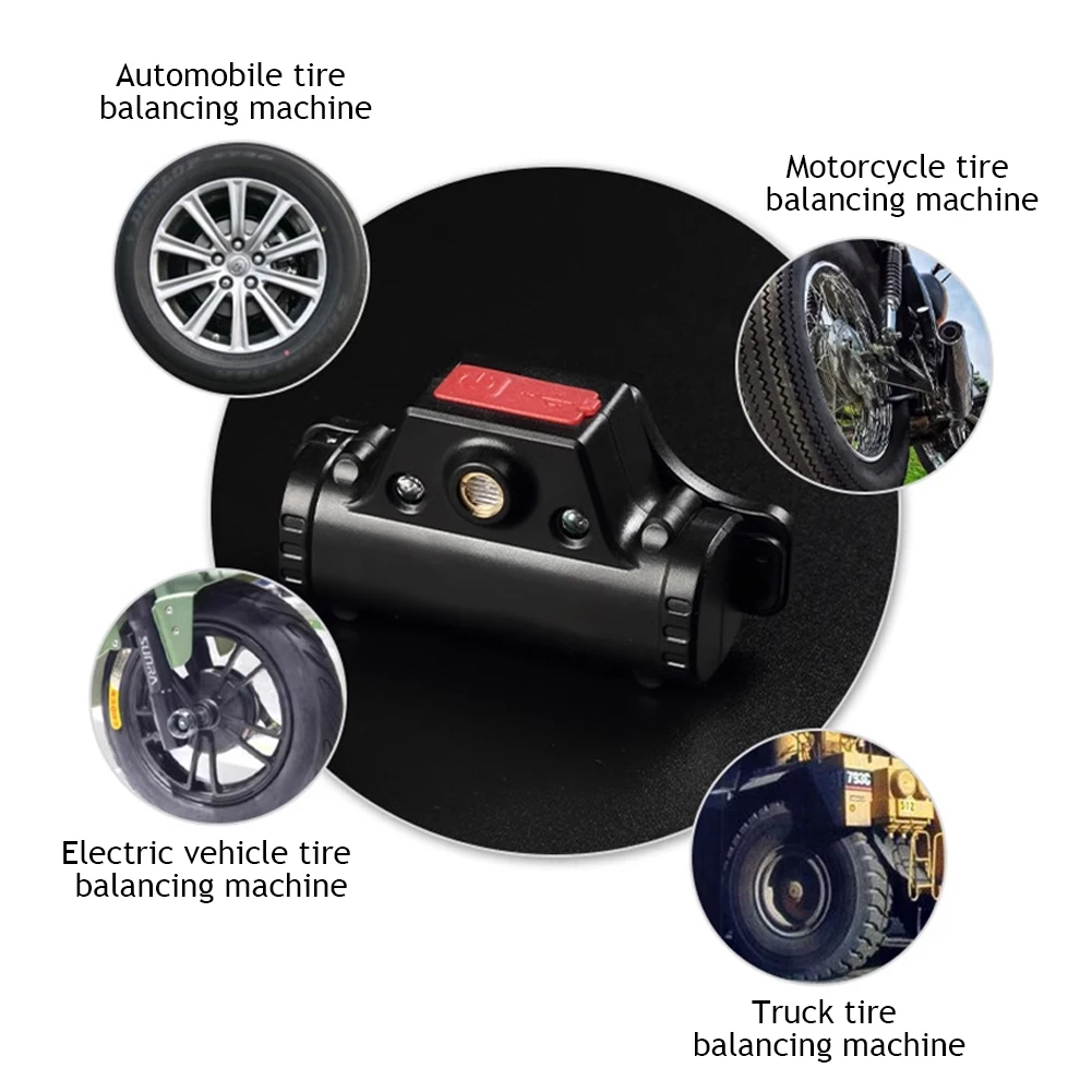 Car Wheel Balancer Laser with LED Light Positioning Infrared Spot Find Lead Block Tire Balance Laser Light USB Charging