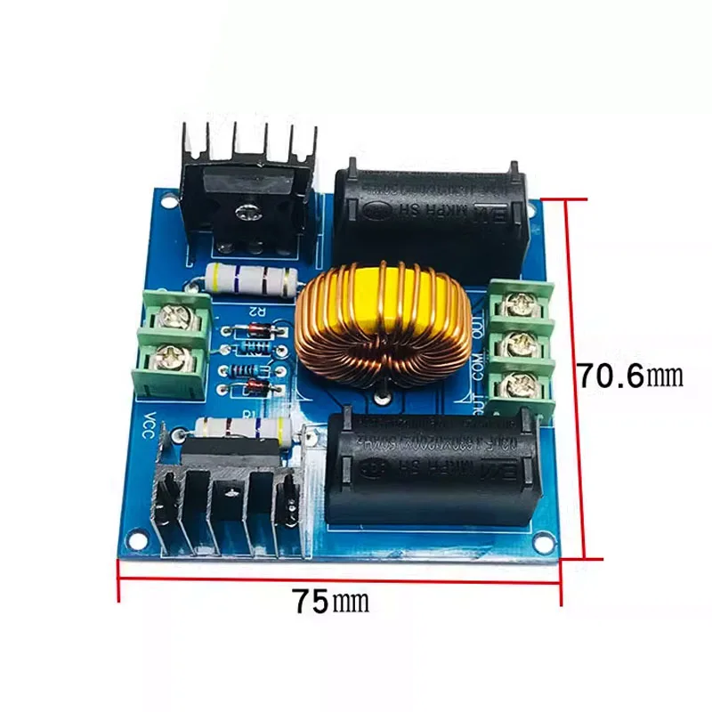 ZVS Driver Board Tesla Coil Power Boost High Voltage Generator Driver Board Induction Heating Module System