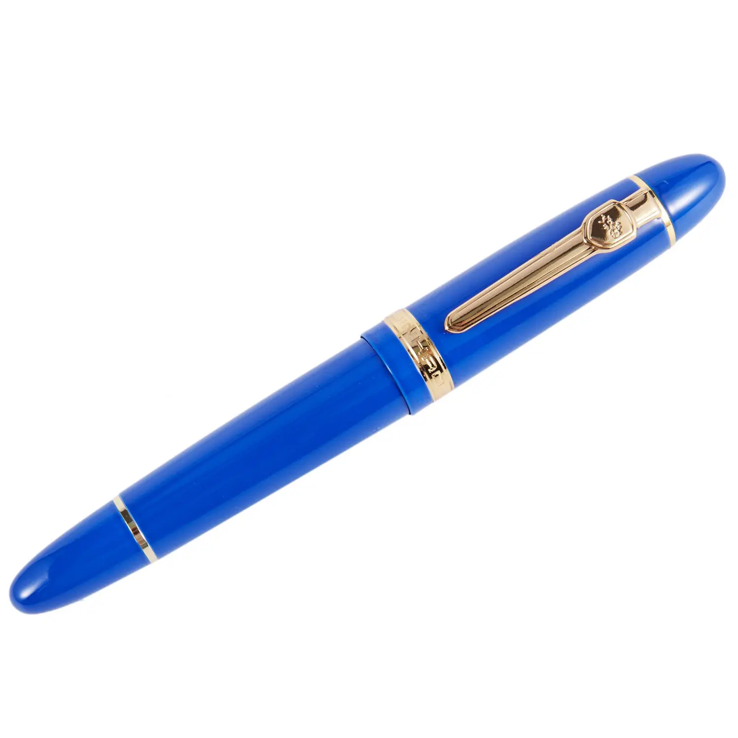 

JINHAO 159 18KGP 0.7mm MEDIUM BROAD NIB FOUNTAIN PEN free Office Fountain Pen with a box, Blue