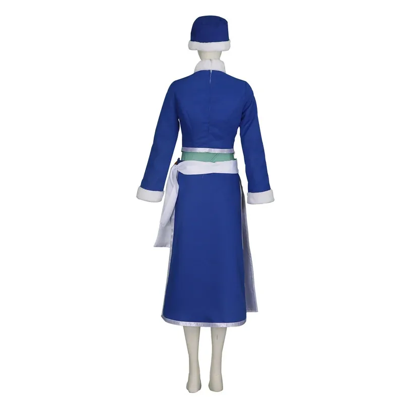 Juvia Lockser Cosplay Costume Blue Water Mage Outfit Cute Lolita Uniform For Anime Convention Halloween Christmas Gift yj4k view 4