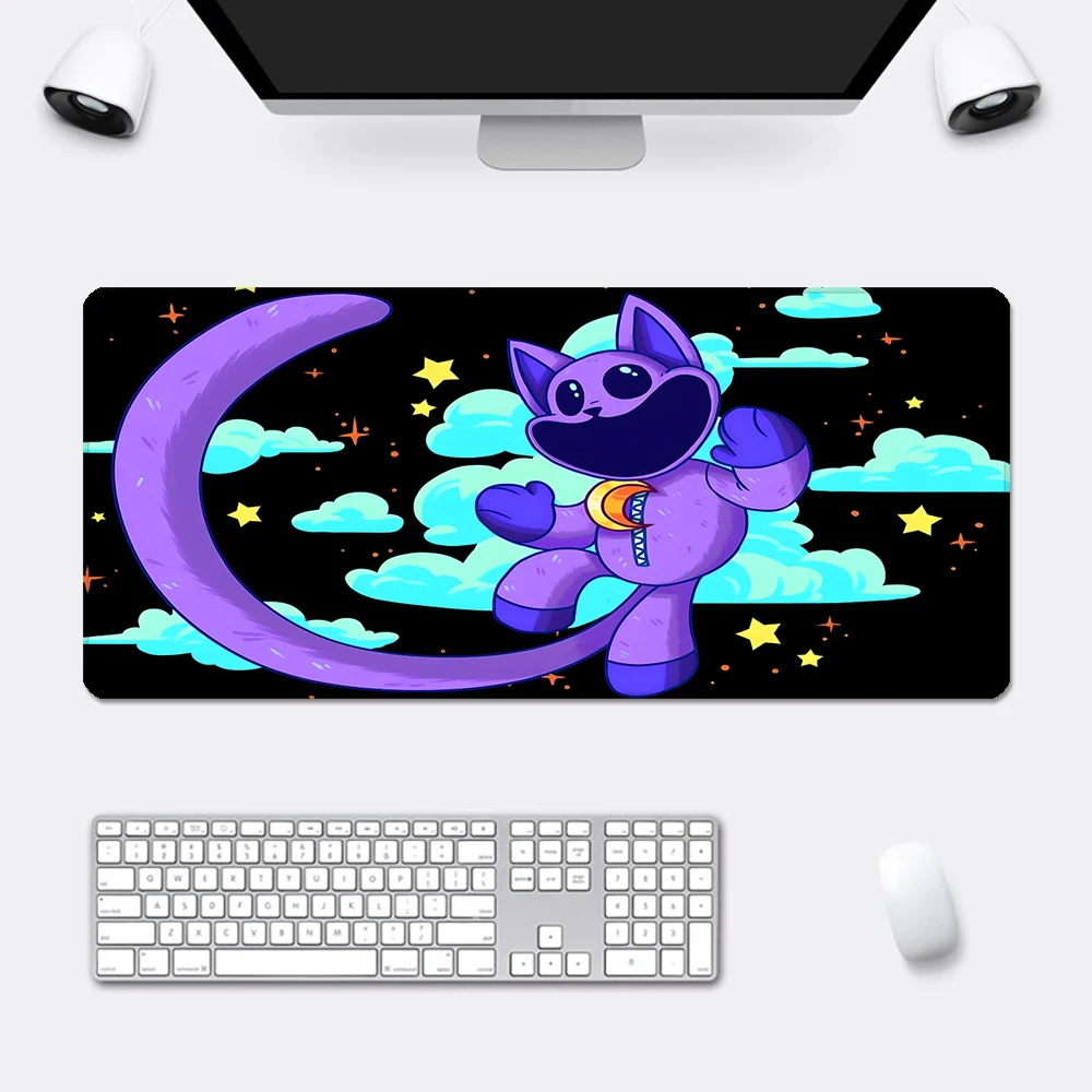 

Smilings Critters Mousepad HD Printing Computer Gamers Locking Edge Non-slip Mouse Pad XXL90x40cm Keyboard PC Desk Pad