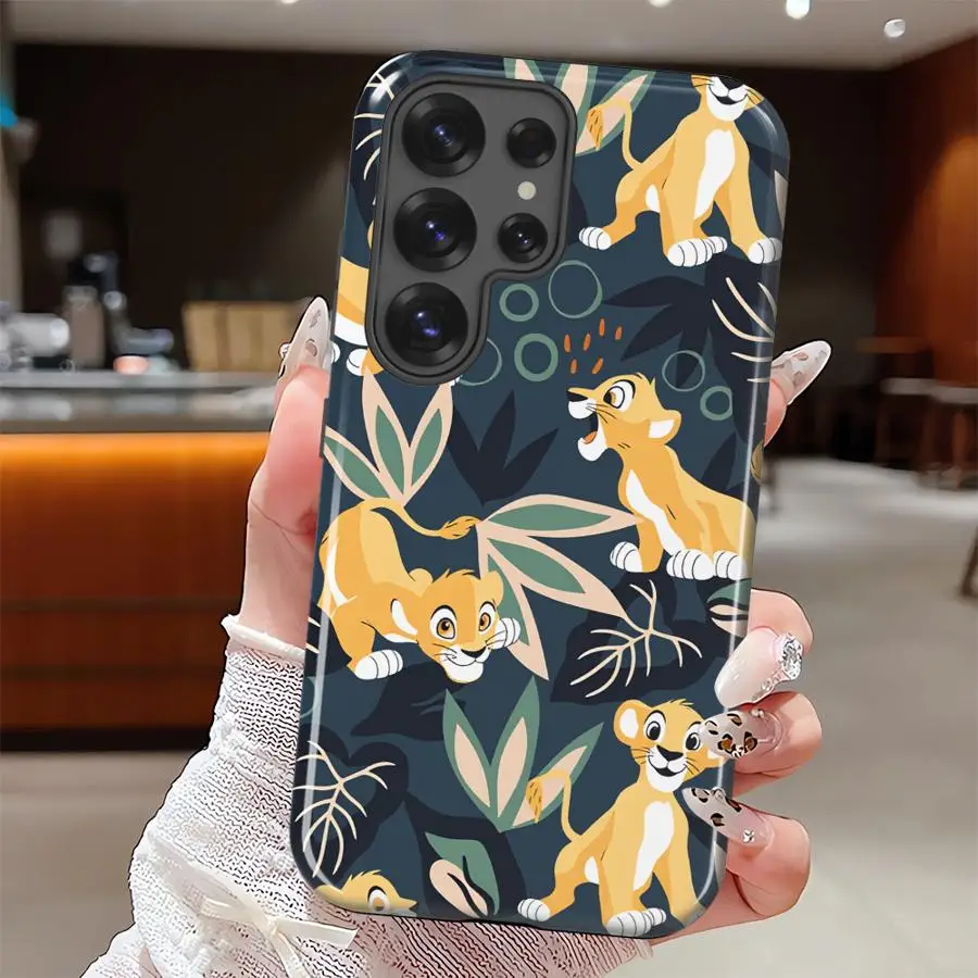 Soft Cover Capa Phone Case for Samsung Galaxy S26 Ultra A36 S25Ultra S23 A16 S24 Ultra A56 A26 S20 FE Disney The Lion King