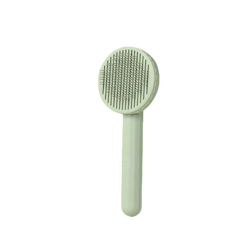 

Hair Removal Comb for Pets, Self Cleaning Brush for Cats and Dogs, Hair Remover, Scraper, Grooming Tool, Cat Accessories تسريحات