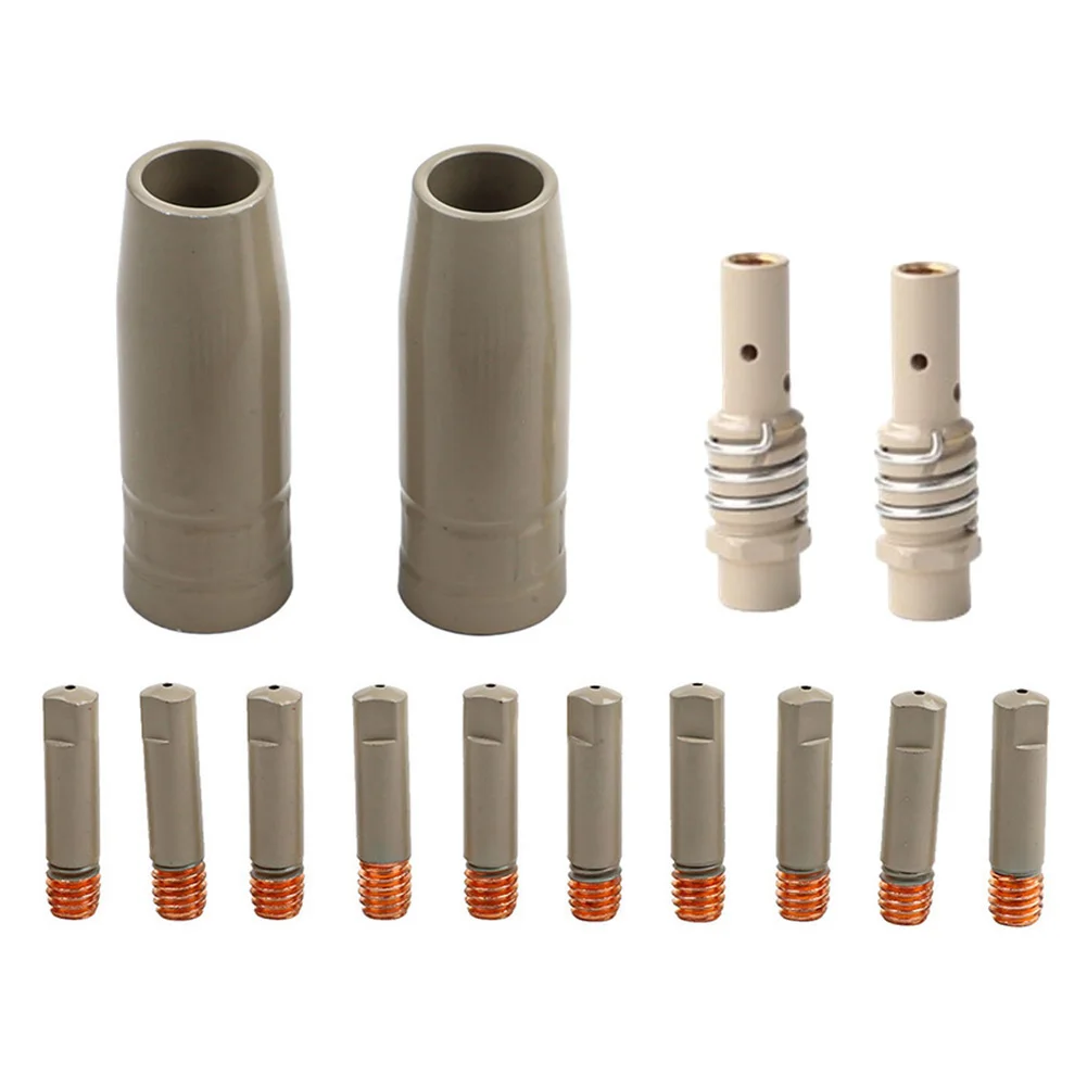 

Сопла для сварки MIG с флюсовым наполнением 15AK, с покрытием, предотвращающим образование шлама, 0,9 мм, для профессиональных сварочных работ с горелкой MIG