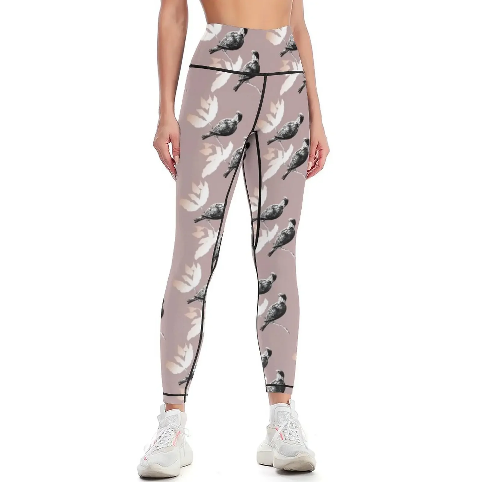 

Sunrise at the island with the Black Capped Lories 4 Leggings Women's high waist Women's push up legging push up Womens Leggings