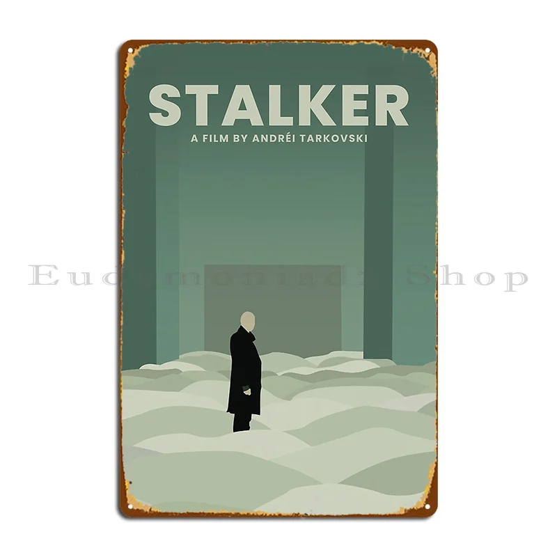 Stalker 1979 Movie Metal Plaque Poster Funny Decoration Personalized Designing Tin Sign Poster