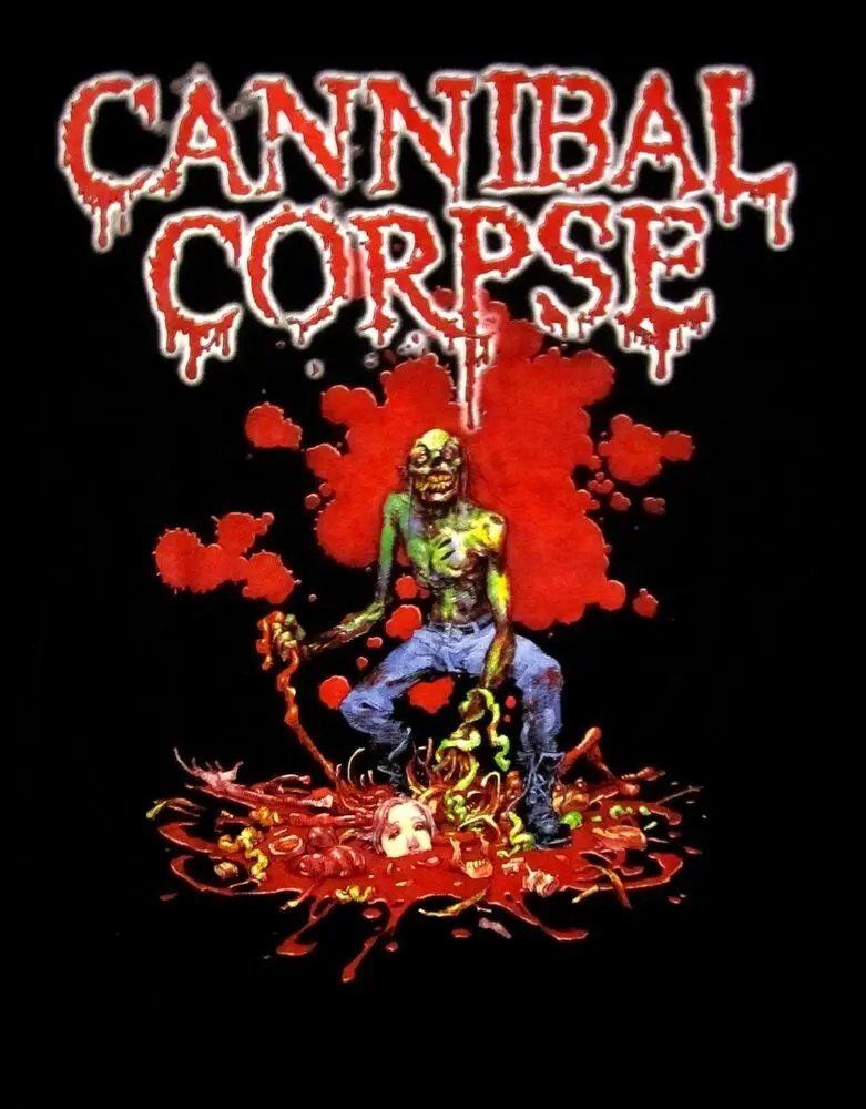 CANNIBAL CORPSE cd lgo FRANTIC DISEMBOWELMENT SHIRT MED New OOP wretched spawn