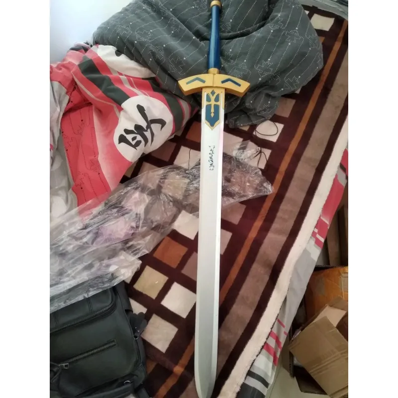 Anime Cosplay Props 2D 108cm Fate Saber Destiny Guardian Night Blackened King Arthur Vows Victory Show Party Collectibles