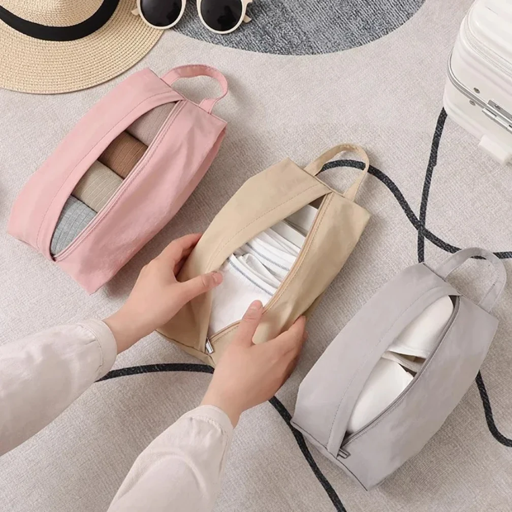 

Travel Portable Large Capacity Underwear Storage Bag Women's Bra Organizer Luxury Fabric Intimate Goods Partition Bag