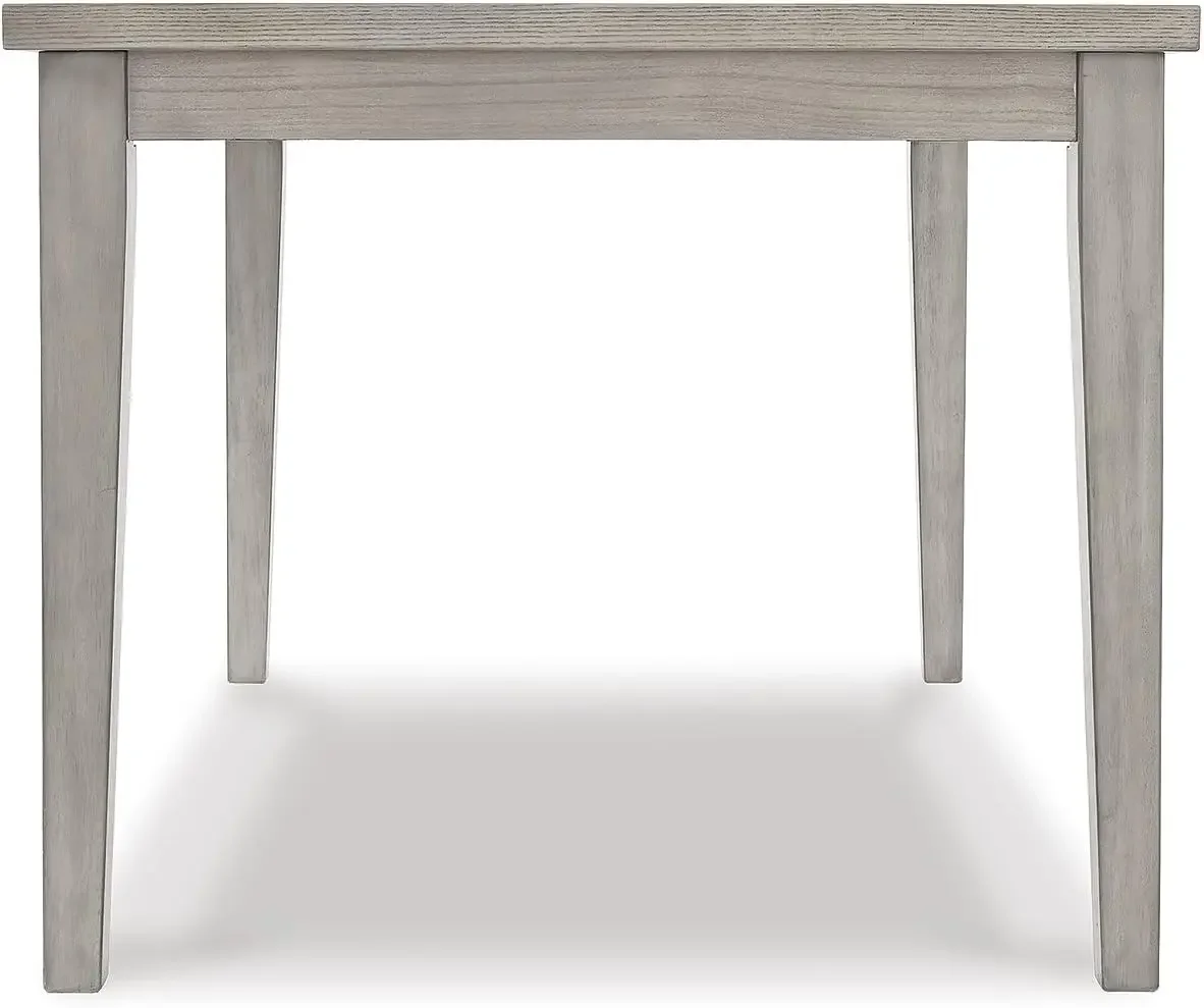 Design by Ashley Parellen Modern Farmhouse Rectangular Dining Room Table, Gray