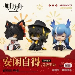 Arknights Saga Dusk Nian Lee Ling Aak Official Original Figurine Figure PVC Doll Toy Display Cute Gift C