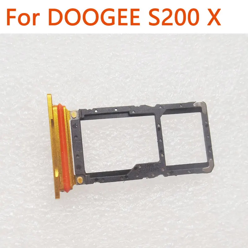 Новый оригинальный держатель лотка для SIM-карты DOOGEE S200 X, адаптер слота для лотка для SIM-карты TF для смартфона DOOGEE S200X