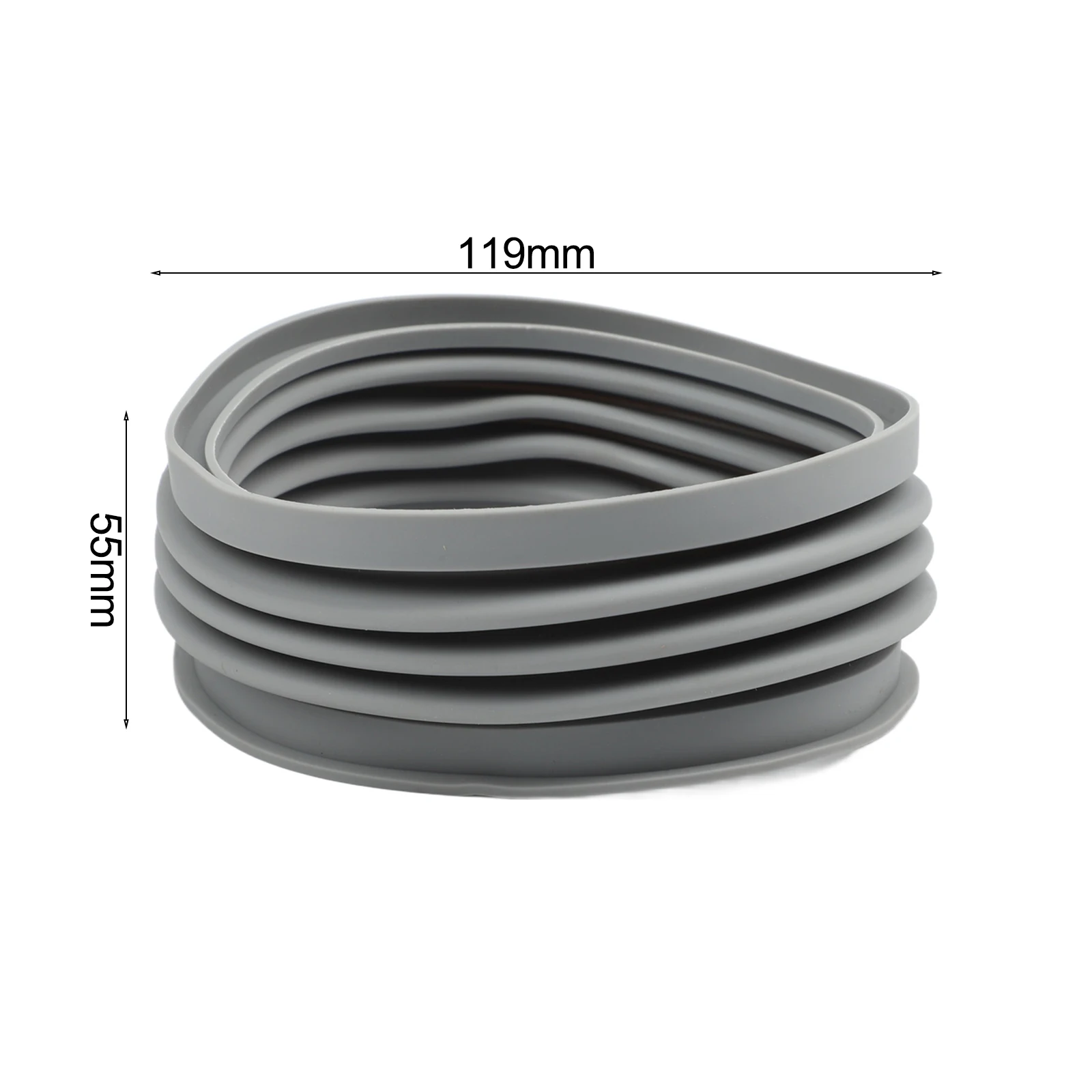 Coffee Gray Silicone Air Blower Silicone Material Press-type Air Blow One-step Installation For First Generation