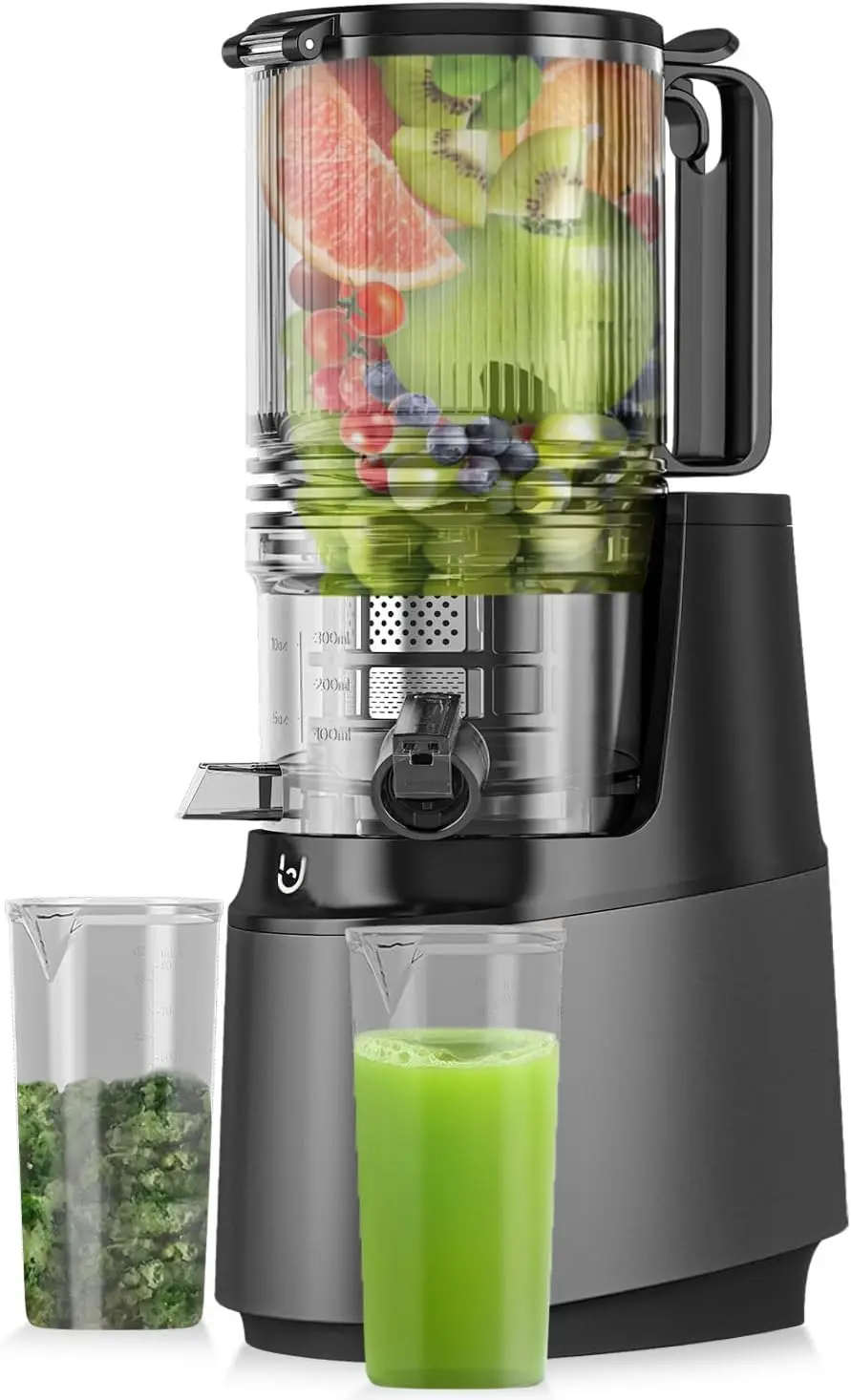 Cold Press Juicer Machines, 350W Masticating Juicer with 5.8