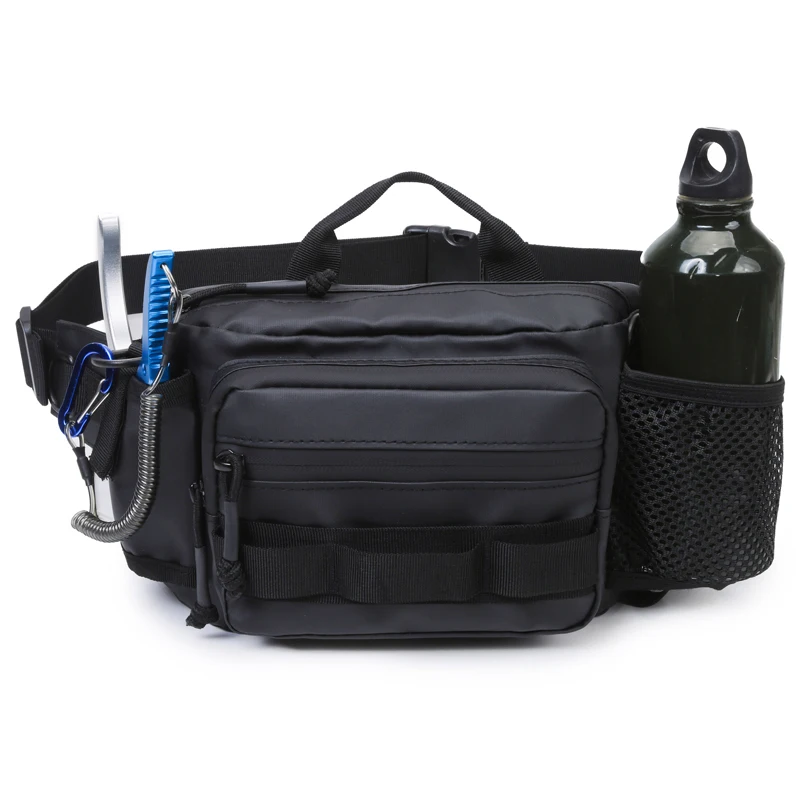 

Lure Waist Pack Multi-Functional Tackle Bag with Cup Grid Lightweight Sling Tackle Storage Portable Fishing Sling Bag