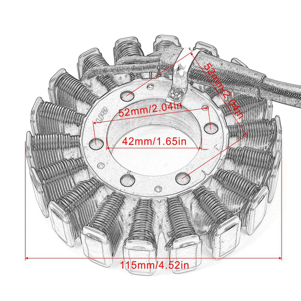 Generator Stator Coil For Honda VFR 800 Interceptor ABS VTEC Blsnche ABS 31120-MCW-D01 31120-MCW-D02 31120-MCW-D03 / VFR800