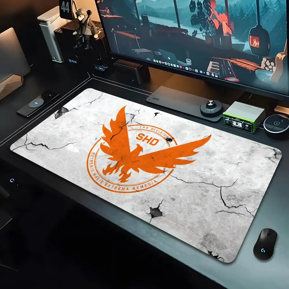 Tom Clancy S The Division Mouse Pad Cartoon Lockedge Large Gaming Pad Computer Gamer Keyboard Mouse Mat Desk Mousepad for PC Des