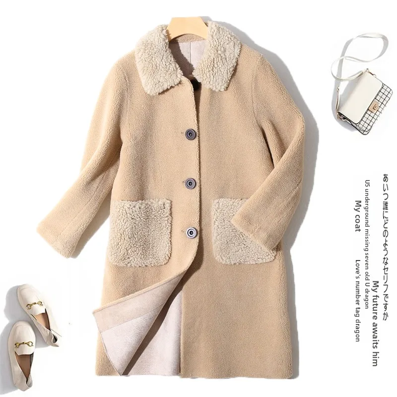 

Женская зимняя куртка из искусственного меха и флиса с кожаными элементами, брендовая, с ценником 2980, в уличном стиле, с длинными рукавами