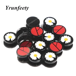 New 9 Styles Little Daisies Shoelace Accessories Colorful Daisy Metal Buckles Women Men Shoes Parts for AF 1 AJ1 Sneakers