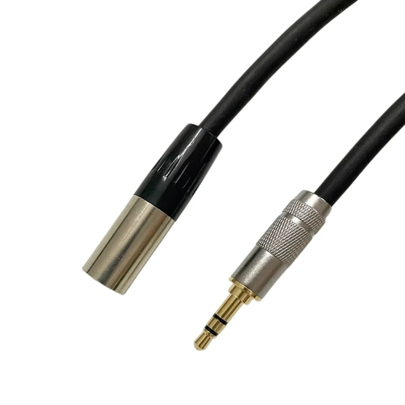 3Pin Mini XLR Female TRS 3.5mm Male Female Audio Adapter Cable Cord 3P Mini CANNON 3.5 Female Male Audio Line Wire XLR 1.5m 3m