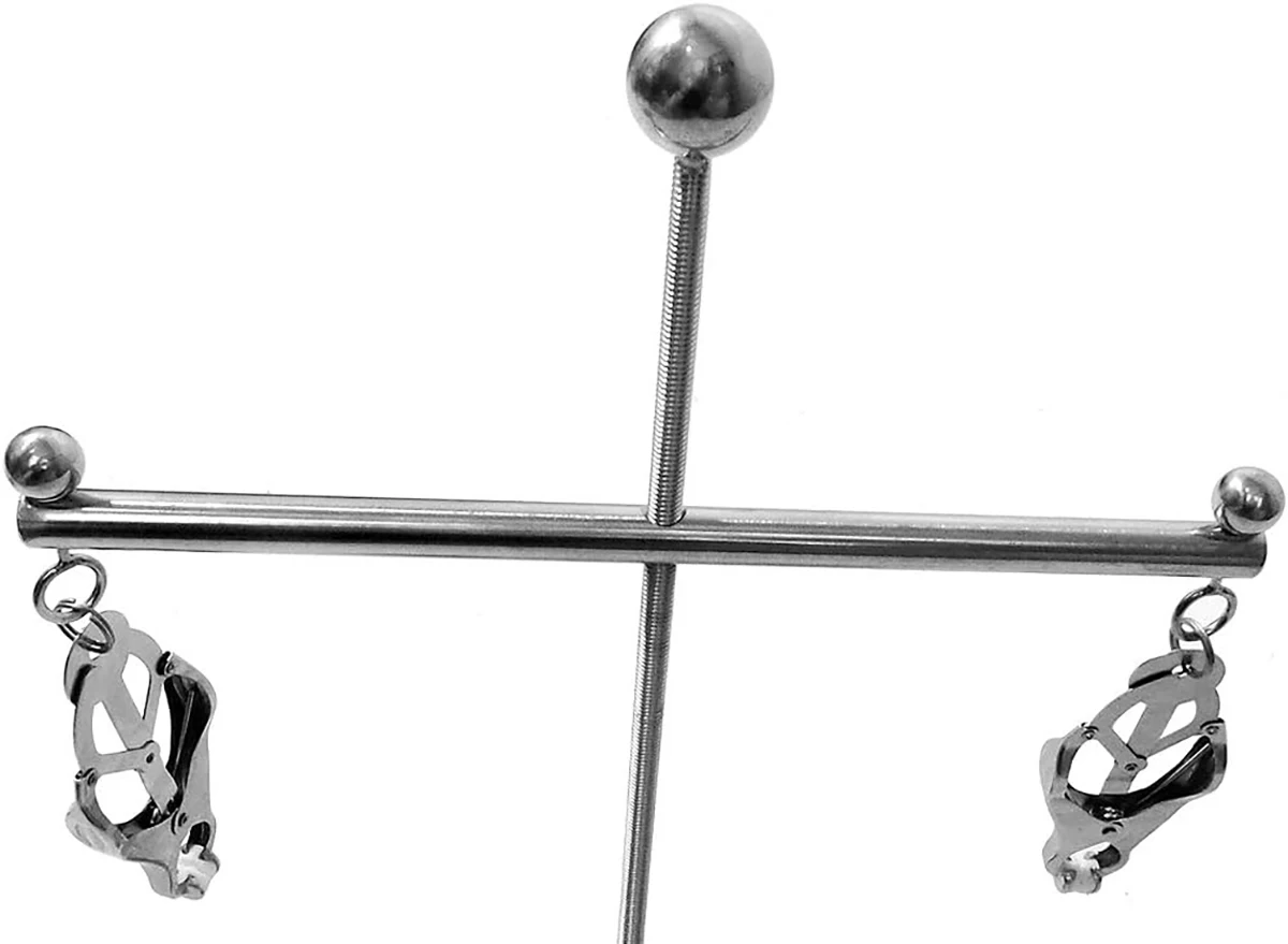 Stainless Steel Nipple Clamps Strapon Breast Enlargment Pump Clip Bdsm Bondage Restraints Adult Game Chastity Device Sex Toys