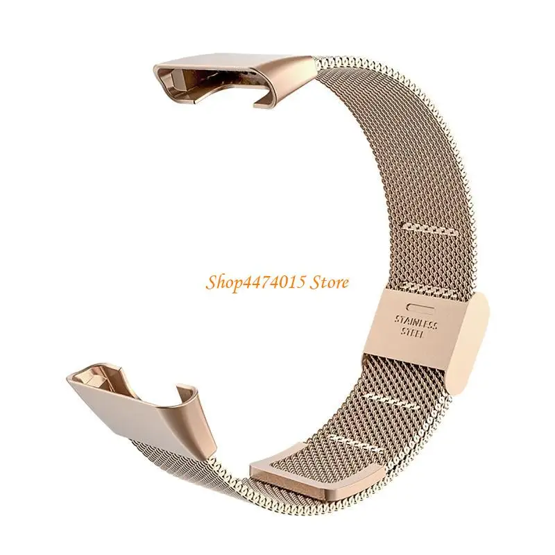 K1AA Stainless Steel Band Compatible for Mi Band 7 Watch Durable Metal Buckle Strap Replace Wristband Quick Release