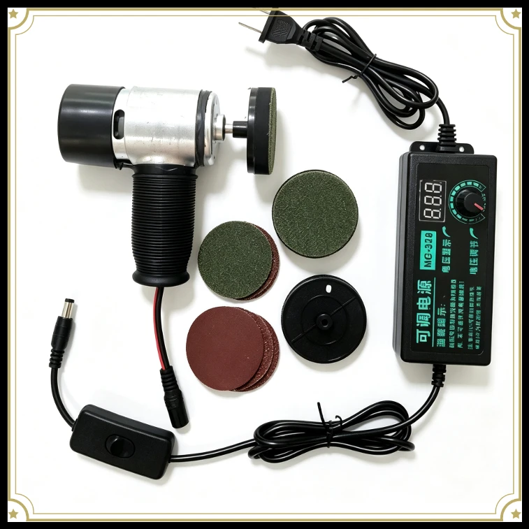 Mini Handheld Electric Grinder Polisher Variable Speed Plug-in Lightweight For Polishing Grinding