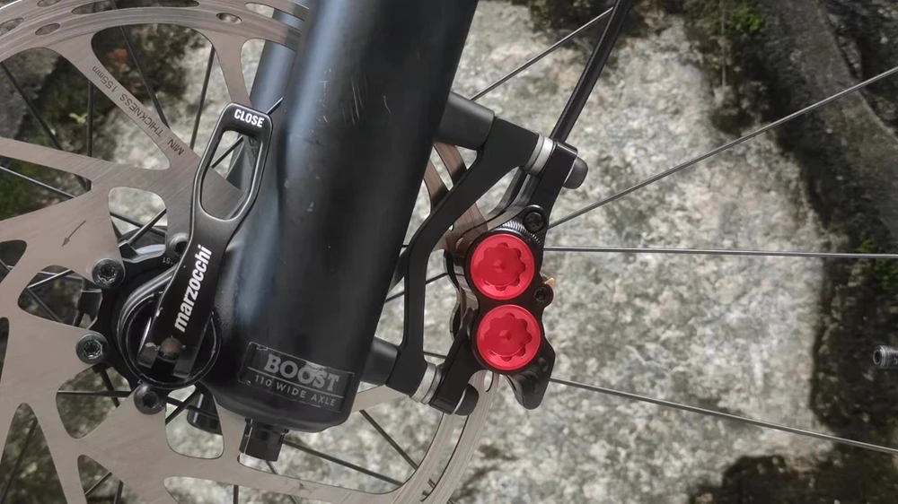 ZRACE M1 X2 / X4 Mountainbike-Hydraulikbremse, vollständig CNC-Leichtgewicht, MTB-Öldruck-Scheibenbremssatz, MTB-Bremse vorne und hinten – Detail 5