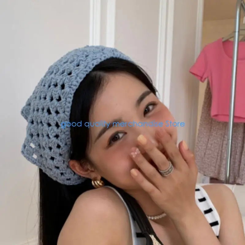 Y5JD Driehoekig voor Hoofddoek Hoofddoek Elegante Halsdoek Modeaccessoire voor