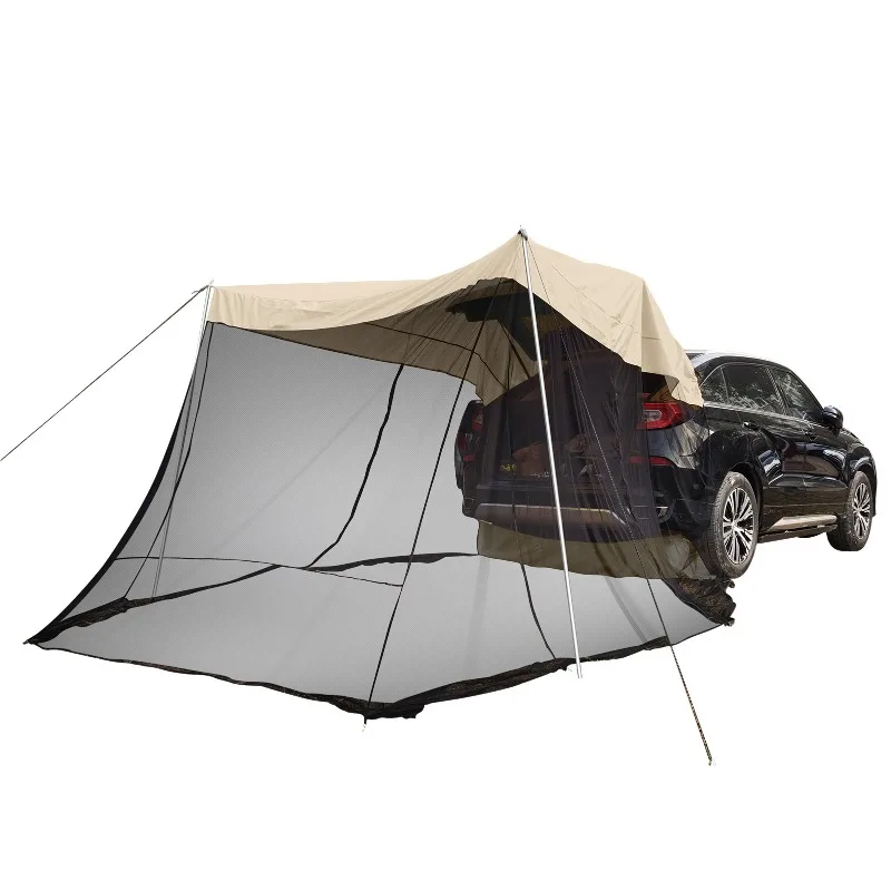 Outdoor rear mosquito-proof sunshade camping tent, rear camping trunk self-driving tour universal canopy