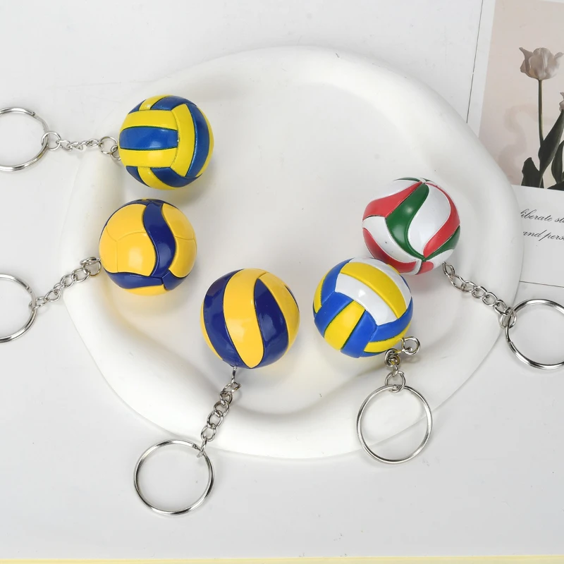 Porte-clés PVC Ballon de Volleyball – Cadeaux d'entreprise, Ornements, Porte-clés Sportif Ballon de Plage