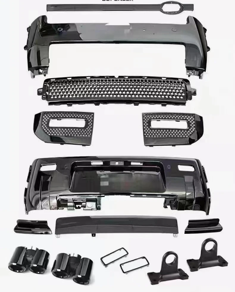 

Reli3 SUV Body Kit Accessories Black 007 Exterior Bumper for Land Rover Defender 90 110