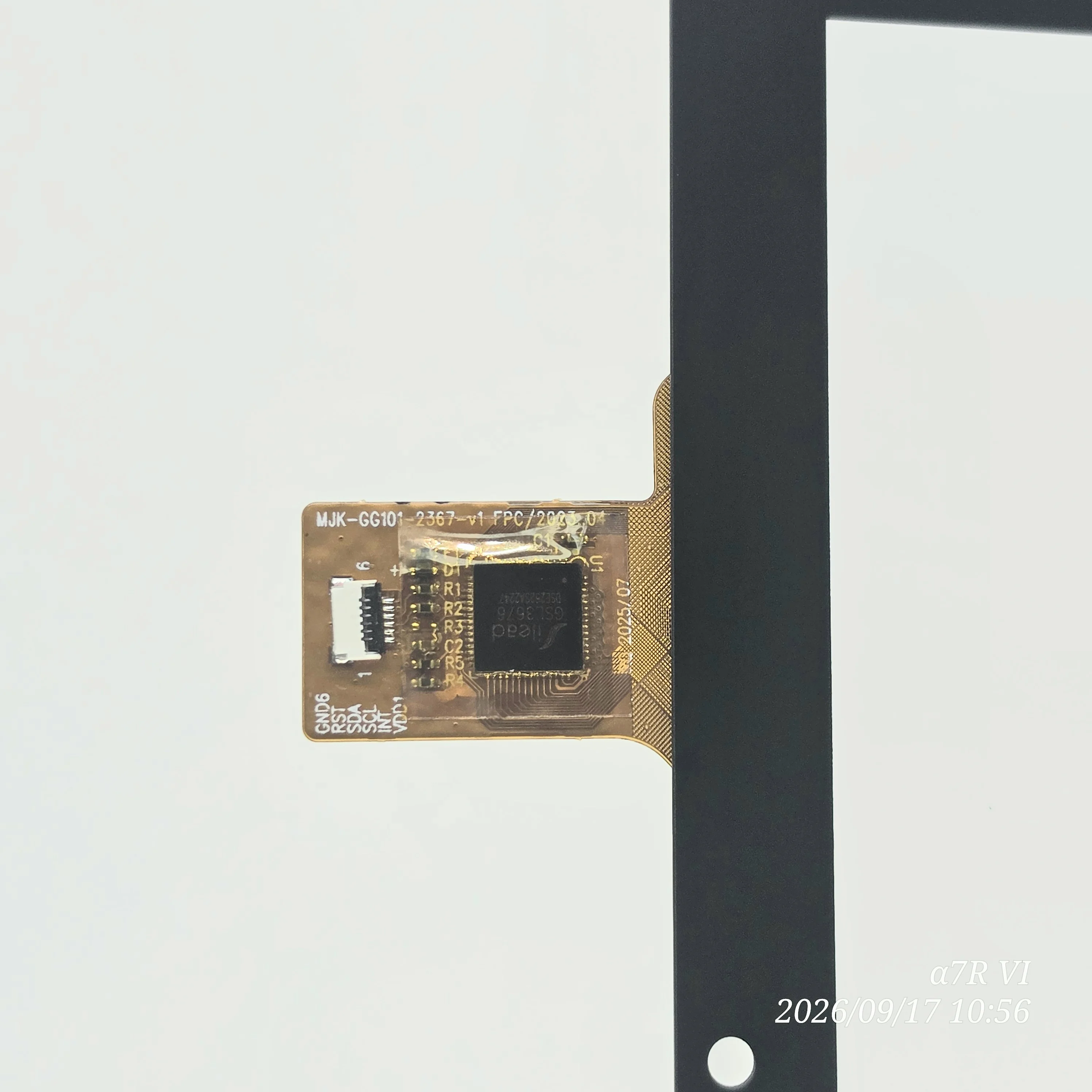 10,1-calowy ekran dotykowy pojemnościowy digitizer czujnik panel szklany zewnętrzny MJK-GG101-2367 FPC do tabletu ONN M17QF21W T606 — zdjęcie produktu 5