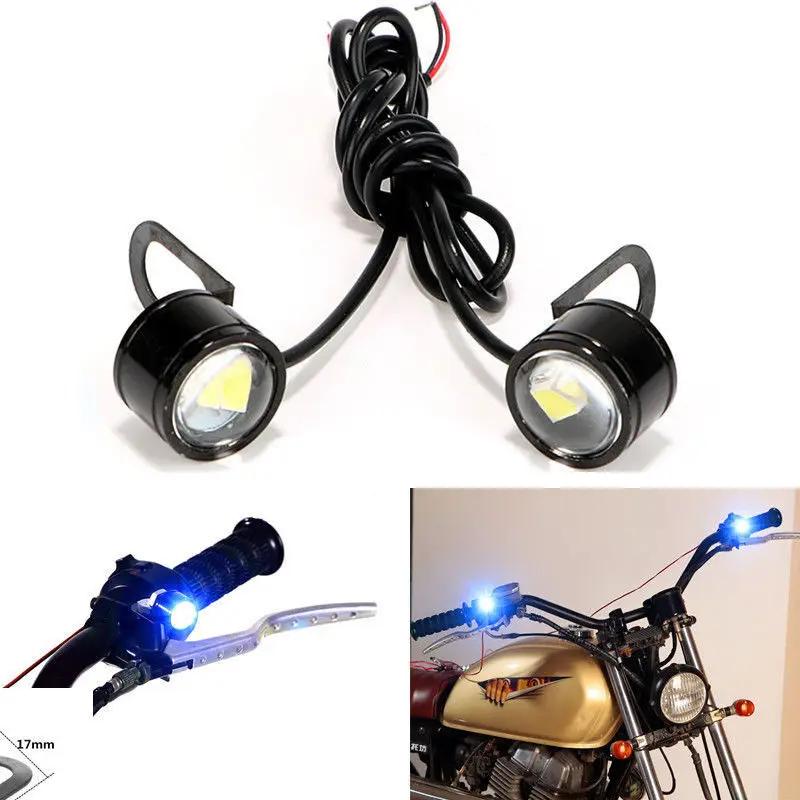 

2 Pcs 12V 5W Eagle Eye LED Flashing Light Strobe light DRL Daytime Running Light Signal Bulb Fog Lamp For Motorcycle Car