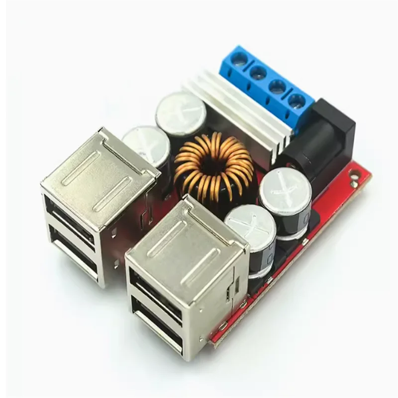 

New Original 8V35V to 5V 8A power buck module 4-port USB output Android Apple mobile phone car charger