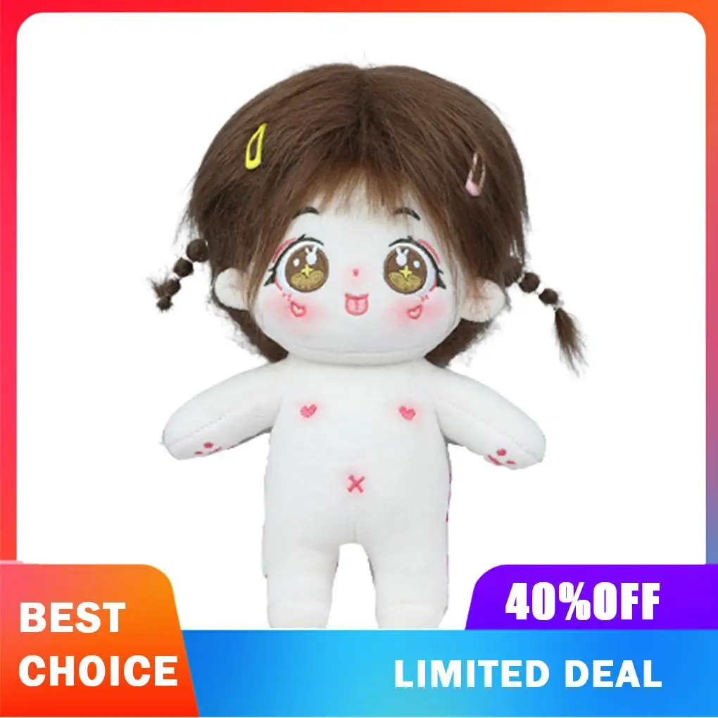 20CM Doll Suit Plush Soft Portable General  Toy Headwear Cotton Flexible Simulation Clothing Accessories Holiday Gift