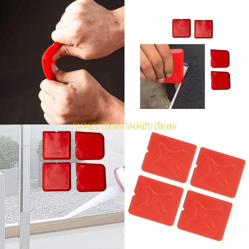 Y1AD Silicone Applicators Scrapers Sealant Smooth Removers Tool Sealant Spreaders Finish Caulking Tile Grout Home Improvemen