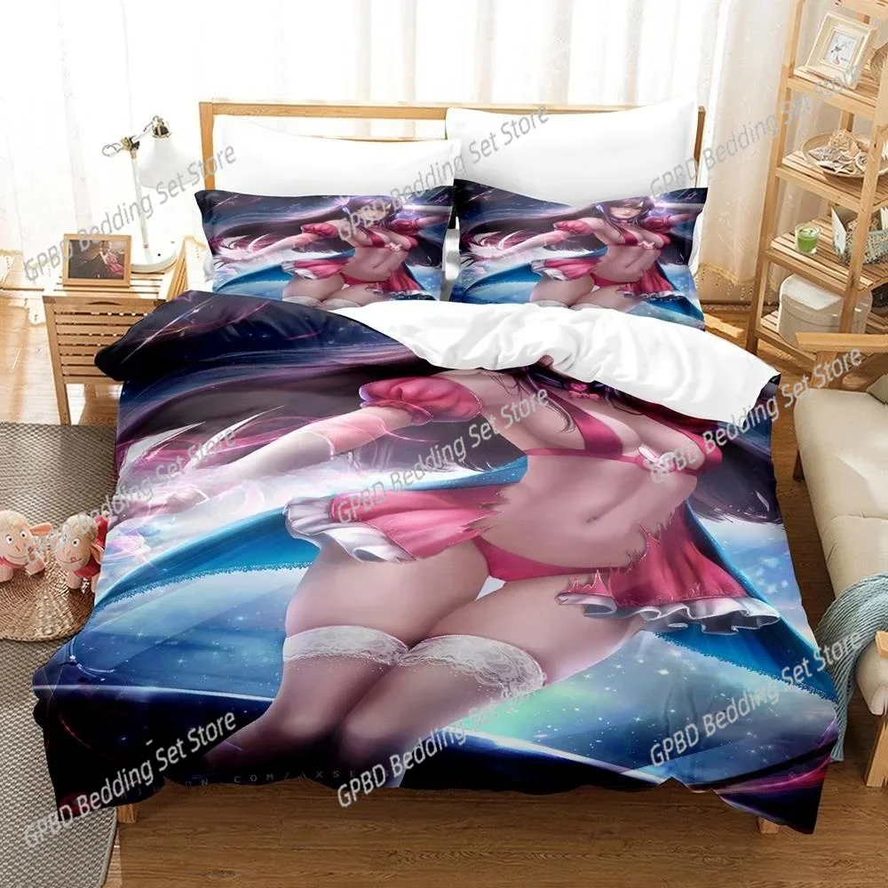 

3D Printing Anime Sexy Girls Overwatch Comfortable Duvet Cover Pillowcase Bedding Set Children Bedroom Decoration Home Textile