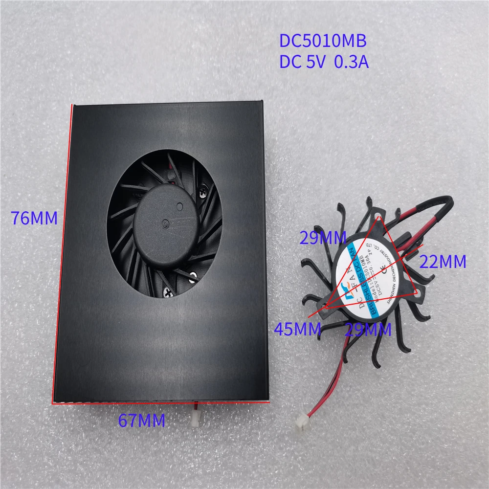 NEW FAN FOR DC5010MB1 45MM 26X26X26MM 26MM 5V 12V Graphics card cooling fan