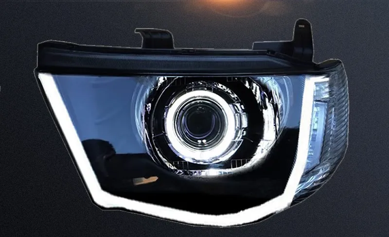 Car Front Headlamp LED Headlight for Mitsubishi Triton L200 Hi/Lo Beam DRL Daytime Running Light Turn signal